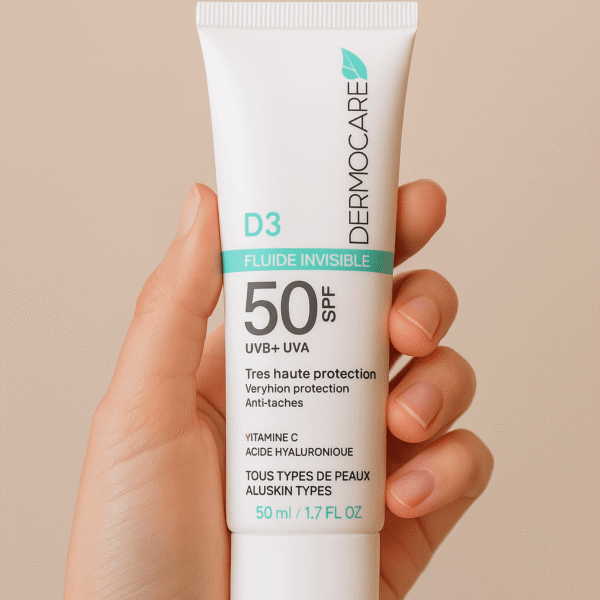 واقي الشمس DermoCare D3 Fluide Invisible SPF 50
