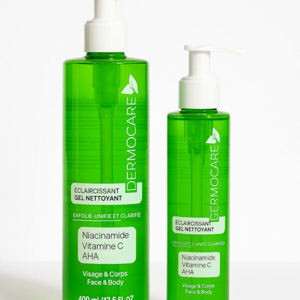 DERMOCARE جل تنظيف وتفتيح البشرة – Niacinamide & Vitamine C – للوجه والجسم