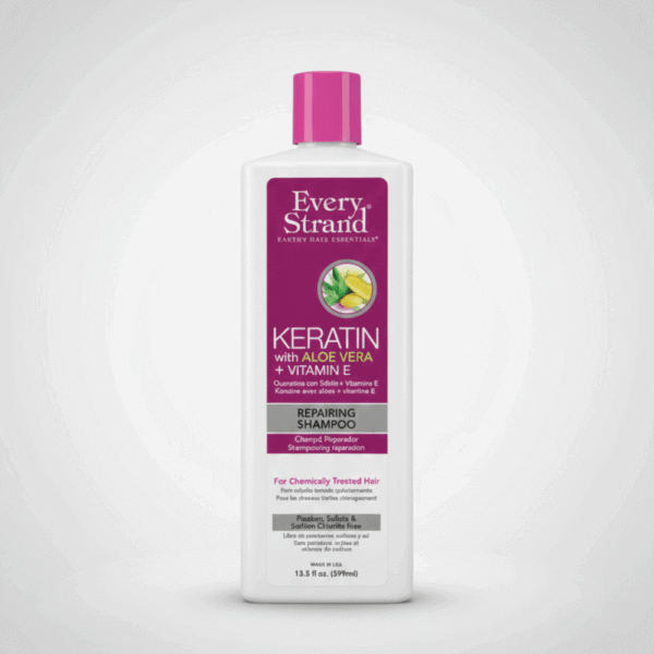 Every Strand Keratin with Aloe Vera + Vitamin E Repairing Shampoo