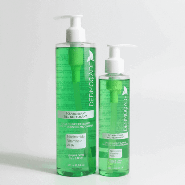 Gel Nettoyant DERMOCARE Niacinamide et Vitamine C – توحيد لون البشرة | Prikado المغرب