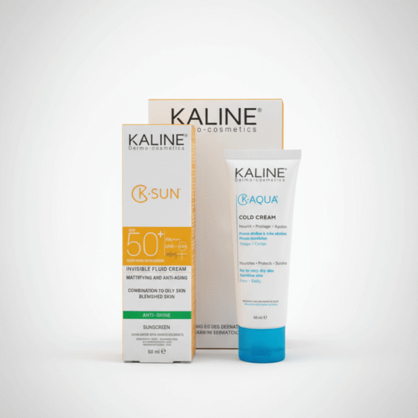 كريم واقي الشمس من Kaline SPF 50+ مع كريم مرطب بارد مجاني 50 مل