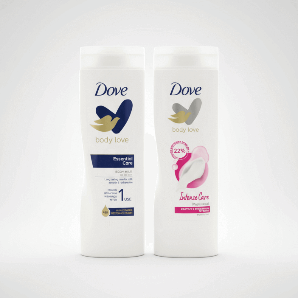 لوشن و ميلك الجسم من Dove Body Love – ترطيب، نعومة، وعناية تدوم