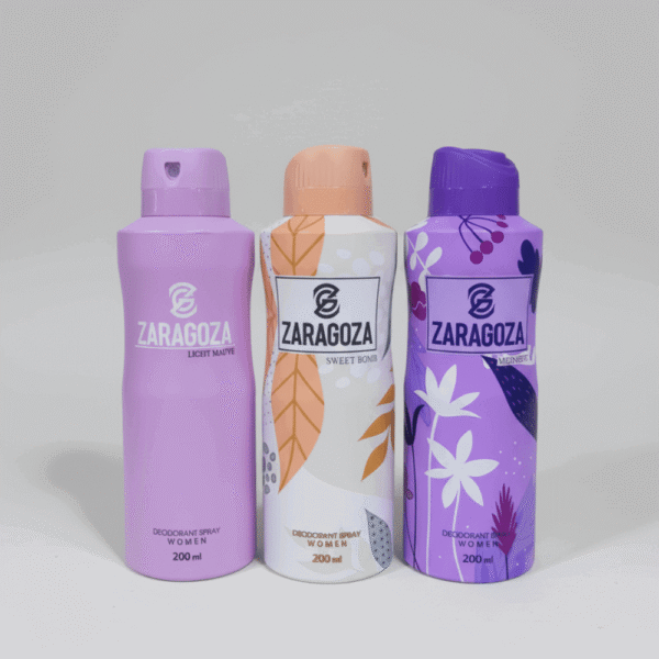 Ziragoza – Déodorant parfumé longue tenue en spray rafraîchissant