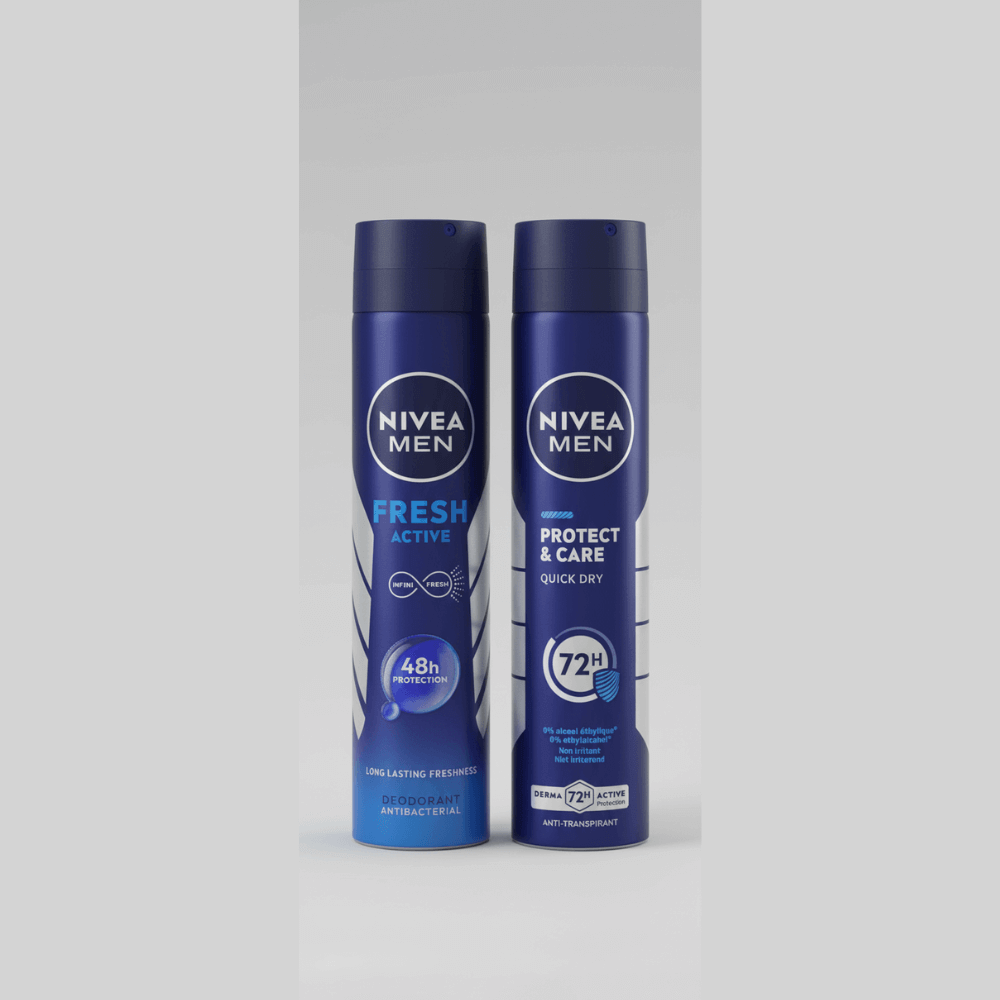 NIVEA MEN – مضاد التعرق للحماية والانتعاش طويل الأمد