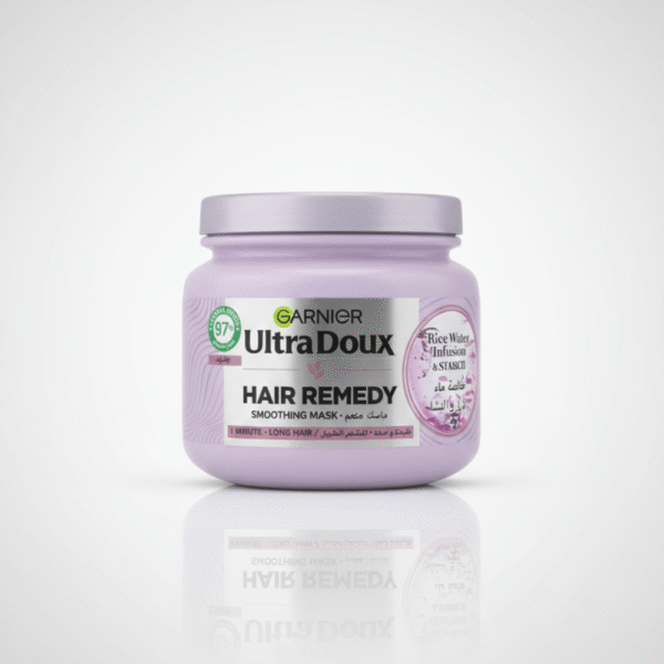 Garnier Ultra Doux Hair Remedy | ماسك  بالأرز والنشا – ترطيب ونعومة للشعر الطويل والمتشابك
