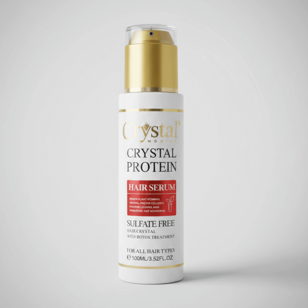 سيروم Crystal Monica Crystal Protein للشعر – بروتين بلوري وكولاجين بتأثير بوتوكس