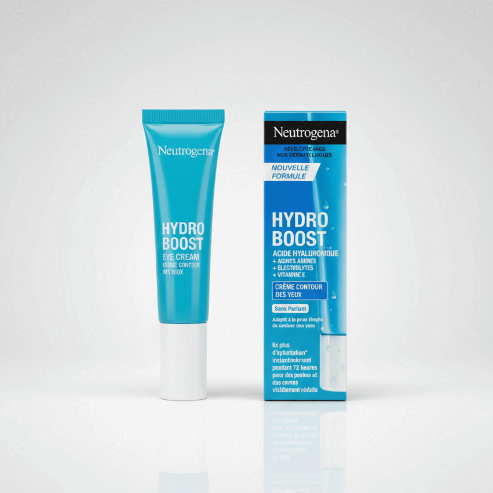 Neutrogena® Hydro Boost | كريم العين بحمض الهيالورونيك لترطيب مكثف وتقليل الهالات والانتفاخات