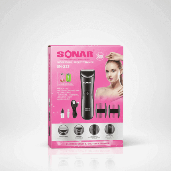ماكينة الحلاقة والتشذيب الدقيقة سونار برو SN-232 | الجسم والمناطق الحساسة
