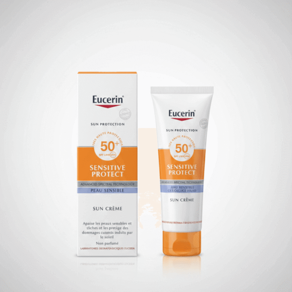 Eucerin Sun Crème SPF50+ للبشرة الحساسة والجافة | واقي شمس طبي | شراء أونلاين من Prikado
