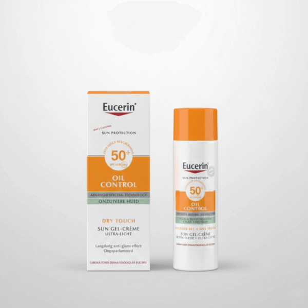Eucerin Sun Gel-Creme Oil Control SPF50+ | Prikado واقي شمس للبشرة الدهنية بلمسة جافة | شراء من