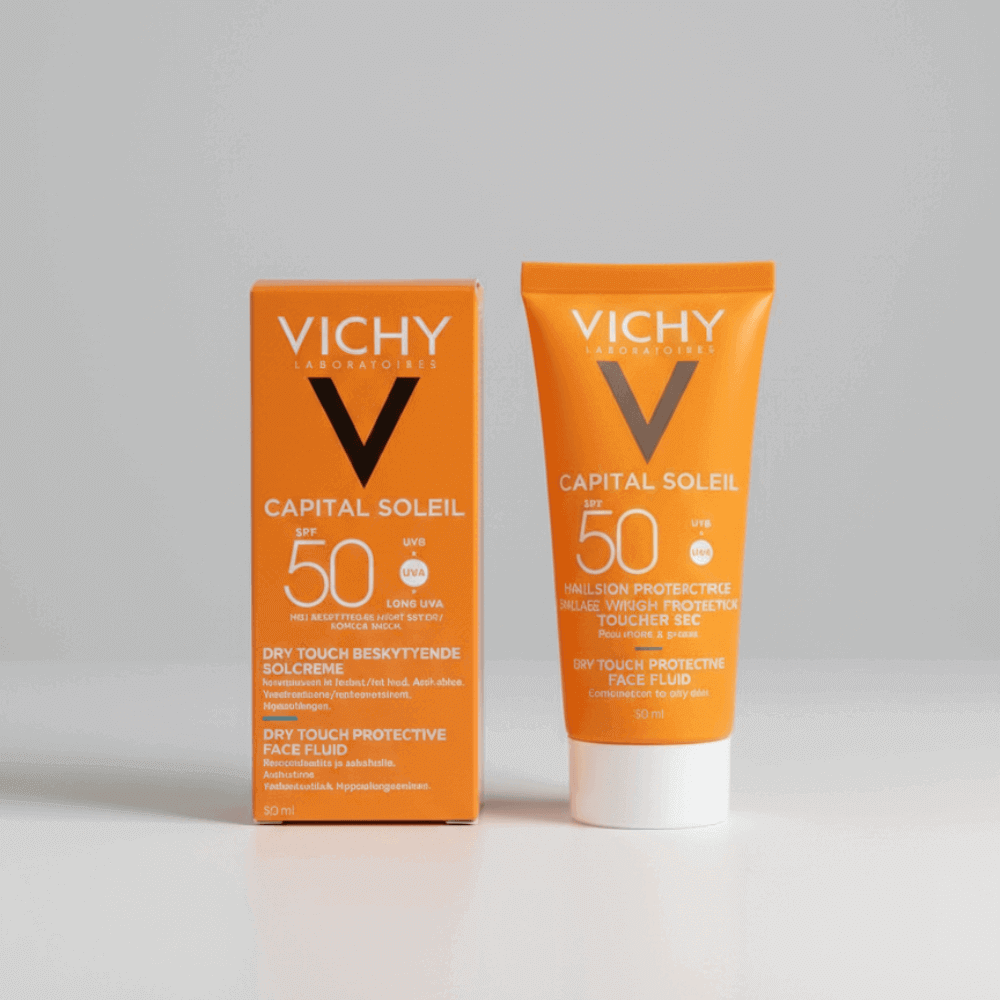 VICHY Capital Soleil SPF 50+ Anti-Brillance | كريم واقي شمس للوجه للبشرة الدهنية | Prikado