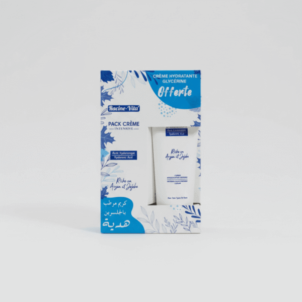Pack Crème Hydratante Racine-Vita + Phytamine Glycérine Offerte | Prikado
