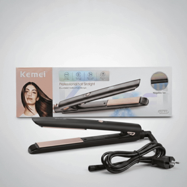 Lisseur KEMEI P14-204A PTC Ions Négatifs 100-220°C | Lissage Professionnel Maroc - Prikado