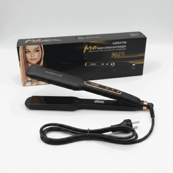 Lisseur Kératine Maxi Salon M-9988 980°F | Fer à Lisser Professionnel Maroc – Prikado