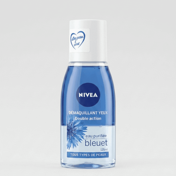 NIVEA Double Action مزيل مكياج العين  ماء زهرة الذرة – Waterproof | Prikado Maroc