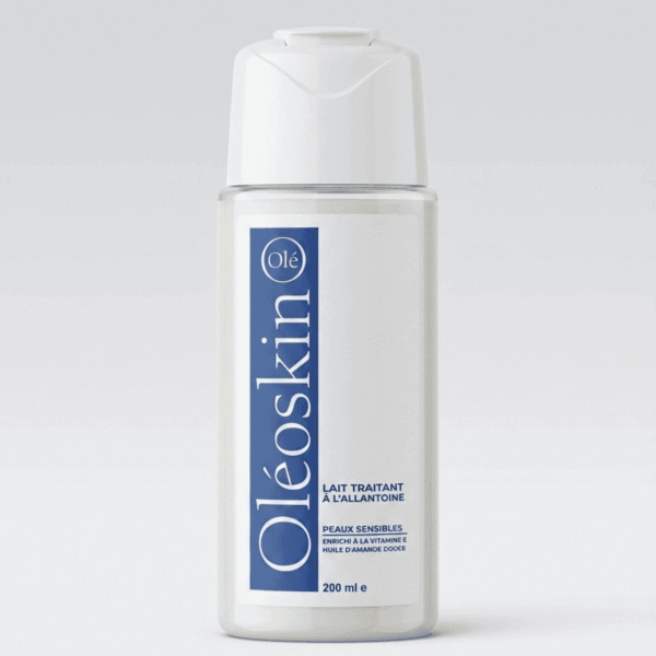 Oleksin Lait Traitant à l’Allantoïne 250ml | حليب مرطب للبشرة الحساسة + Vitamine E | Prix Maroc Prikado