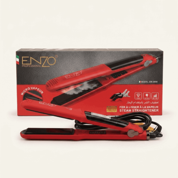 Lisseur Enzo Healthy Silky Maroc | مكواة شعر بالبخار